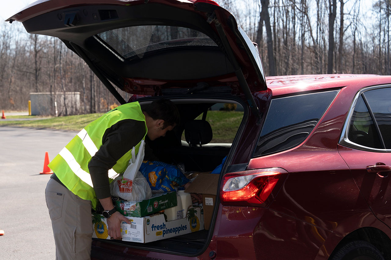 Kirtland Food Distribution Event