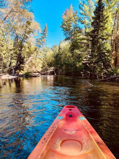 Kayaking on the AuSable River