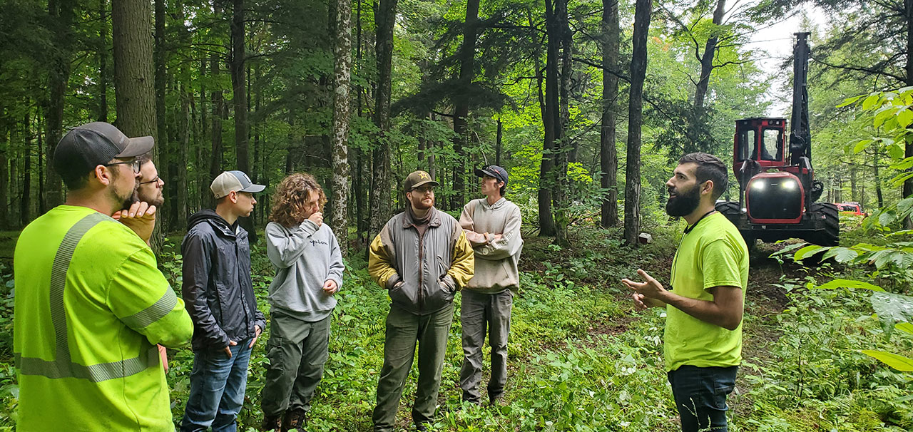 Students in the IAT Forestry Certificate program